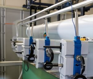 actuators in milk factory