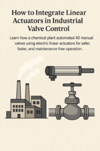 How to Integrate Linear Actuators in Industrial Valve Control