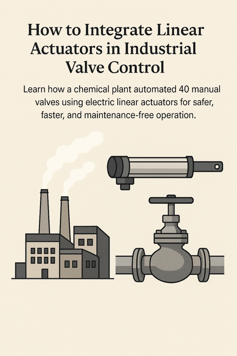 How to Integrate Linear Actuator in Industrial Valve Control