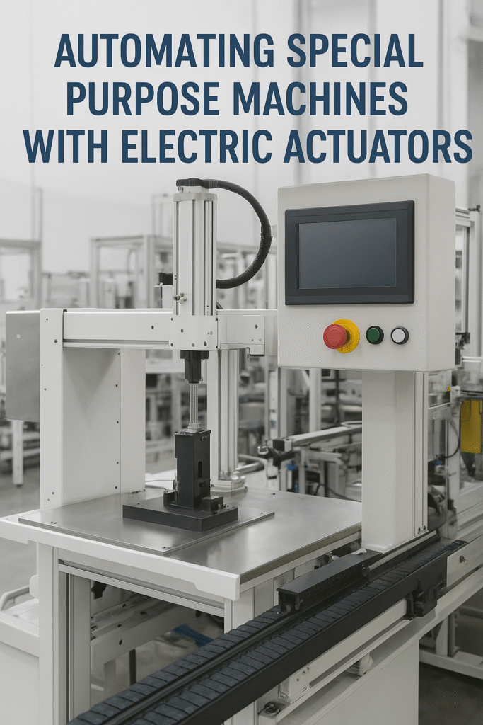 Automating Special Purpose Machines with Electric Actuators