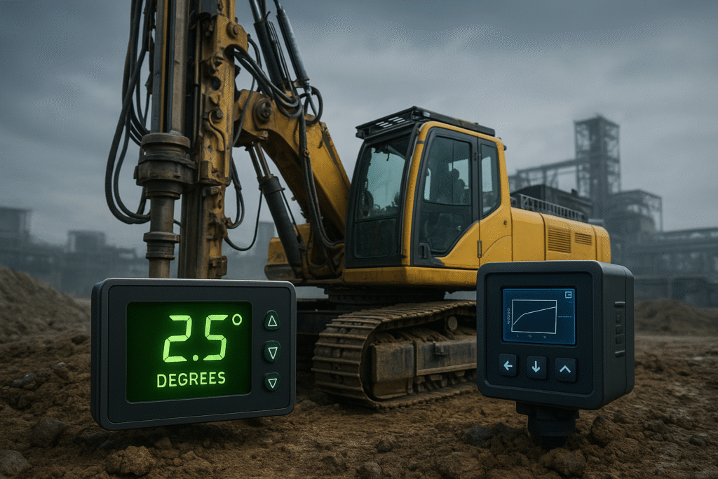 Digital Angle Display with Controller for Rig Levelling 