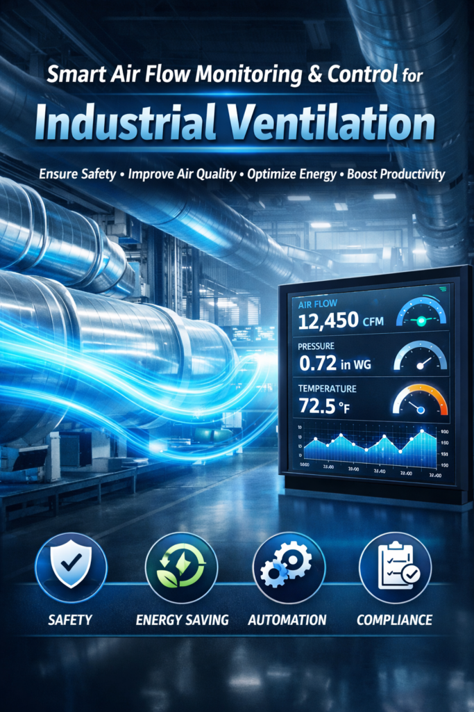 Air Flow Monitoring & Control Systems Used in Industrial Process Ventilation