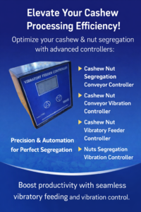 Cashew Nut Segregation Conveyor Controller