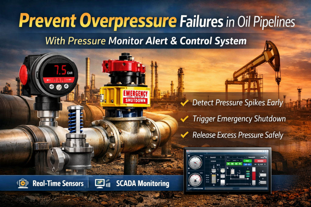 pressure monitor in oil industry