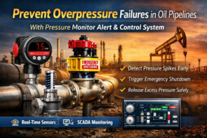 pressure monitor in oil industry