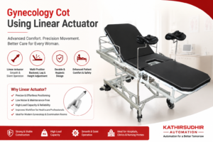 Gynecology Cot Using Electric Linear Actuator